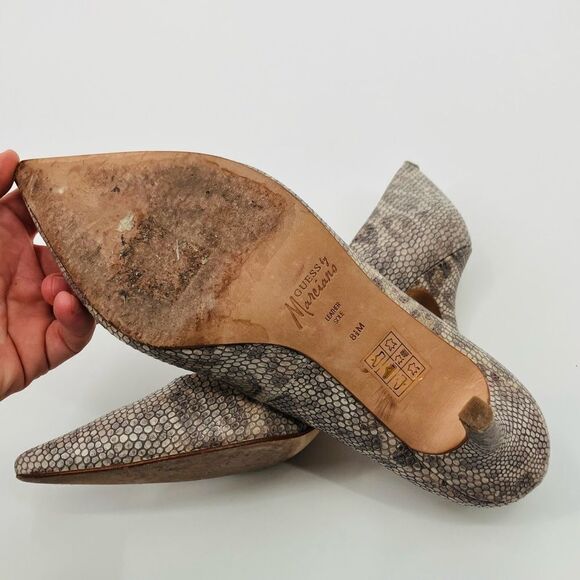 Guess | snake skin point toe heels - Picture 5 of 5